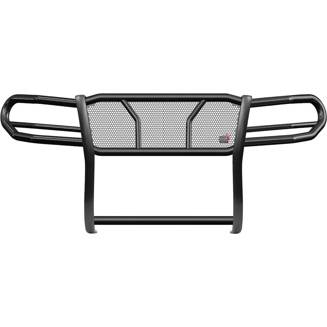 57-3885 – WESTIN Grille Guard, 1-Piece Powder Coated Black Steel 2 Inch Diameter With Brush Guard Without Skid Plate ...
